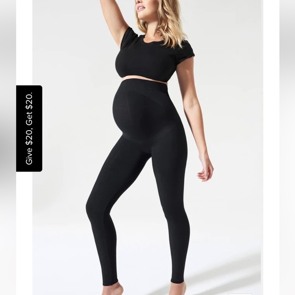 BLANQI Pants - New! BLANQI Everyday Maternity Belly Support Leggings - Black / Medium